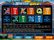 'Winter Gold' by 'Microgaming'. Click the image to enlarge.