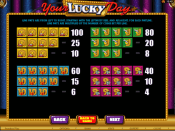 'Your Lucky Day' by 'Microgaming'. Click the image to enlarge.