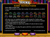 'Your Lucky Day' by 'Microgaming'. Click the image to enlarge.