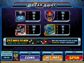 'Break Away' by 'Microgaming'. Click the image to enlarge.
