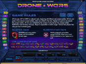 'Drone Wars' by 'Microgaming'. Click the image to enlarge.