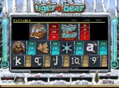 'Tiger vs Bear' by 'Microgaming'. Click the image to enlarge.