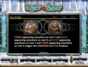 'Tiger vs Bear' by 'Microgaming'. Click the image to enlarge.