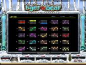 'Tiger vs Bear' by 'Microgaming'. Click the image to enlarge.