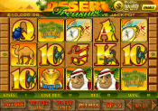 'Desert Treasure' by 'Playtech'. Click the image to enlarge.