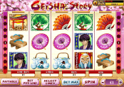 'Geisha Story' by 'Playtech'. Click the image to enlarge.