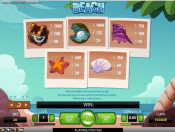 'Beach' by 'Net Entertainment'. Click the image to enlarge.