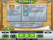 'Flowers' by 'Net Entertainment'. Click the image to enlarge.