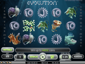 'Evolution' by 'Net Entertainment'. Click the image to enlarge.