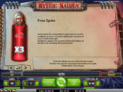 'Mythic Maiden' by 'Net Entertainment'. Click the image to enlarge.