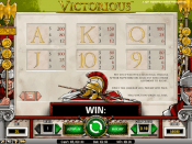 'Victorious' by 'Net Entertainment'. Click the image to enlarge.