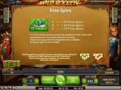 'Wild Rockets' by 'Net Entertainment'. Click the image to enlarge.