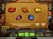 'Wild Rockets' by 'Net Entertainment'. Click the image to enlarge.