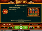 'Fisticuffs' by 'Net Entertainment'. Click the image to enlarge.