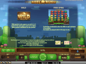 'Reel Rush' by 'Net Entertainment'. Click the image to enlarge.