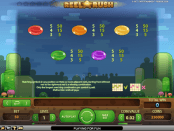 'Reel Rush' by 'Net Entertainment'. Click the image to enlarge.