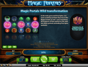 'Magic Portals' by 'Net Entertainment'. Click the image to enlarge.