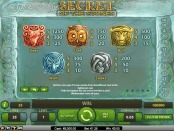 'Secret of the Stones' by 'Net Entertainment'. Click the image to enlarge.