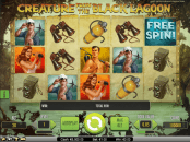 'Creature from the Black Lagoon' by 'Net Entertainment'. Click the image to enlarge.