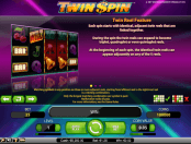 'Twin Spin' by 'Net Entertainment'. Click the image to enlarge.