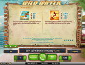 'Wild Water' by 'Net Entertainment'. Click the image to enlarge.