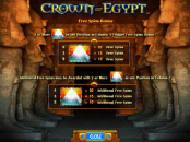 'Crown of Egypt' by 'IGT'. Click the image to enlarge.