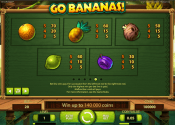 'Go Bananas!' by 'Net Entertainment'. Click the image to enlarge.