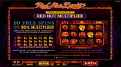 'Red Hot Devil' by 'Microgaming'. Click the image to enlarge.