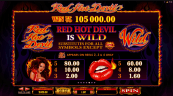 'Red Hot Devil' by 'Microgaming'. Click the image to enlarge.