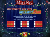 'Miss Red' by 'IGT'. Click the image to enlarge.