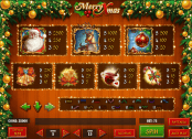 'Merry Xmas' by 'Play'n GO'. Click the image to enlarge.