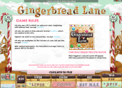 'Gingerbread Lane' by 'Microgaming'. Click the image to enlarge.