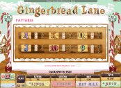 'Gingerbread Lane' by 'Microgaming'. Click the image to enlarge.
