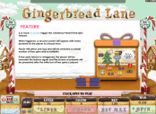 'Gingerbread Lane' by 'Microgaming'. Click the image to enlarge.