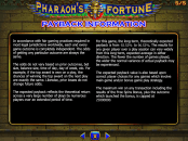 'Pharaoh's Fortune' by 'IGT'. Click the image to enlarge.