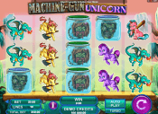 'Machine Gun Unicorn' by 'Microgaming'. Click the image to enlarge.