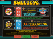 'Bullseye' by 'Microgaming'. Click the image to enlarge.