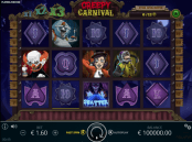 'Creepy Carnival' by 'Nolimit City'. Click the image to enlarge.