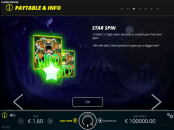 'Creepy Carnival' by 'Nolimit City'. Click the image to enlarge.