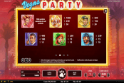 'Vegas Party' by 'Net Entertainment'. Click the image to enlarge.