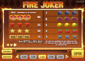 'Fire Joker' by 'Play'n GO'. Click the image to enlarge.