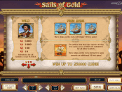 'Sails of Gold' by 'Play'n GO'. Click the image to enlarge.
