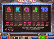 'Grim Muerto' by 'Play'n GO'. Click the image to enlarge.