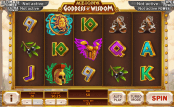 'Age of the Gods: Goddess of Wisdom' by 'Playtech'. Click the image to enlarge.