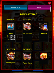 'Flying Horse' by 'Ainsworth Game Technology'. Click the image to enlarge.