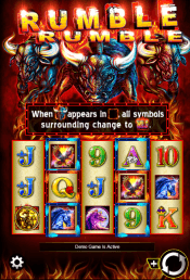 'Rumble Rumble' by 'Ainsworth Game Technology'. Click the image to enlarge.