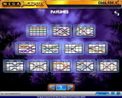 'MegaJackpots Wolf Run' by 'IGT'. Click the image to enlarge.