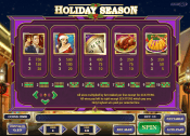 'Holiday Season' by 'Play'n GO'. Click the image to enlarge.