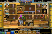 'Gold Dust' by 'Amusnet Interactive'. Click the image to enlarge.