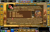 'Gold Dust' by 'Amusnet Interactive'. Click the image to enlarge.